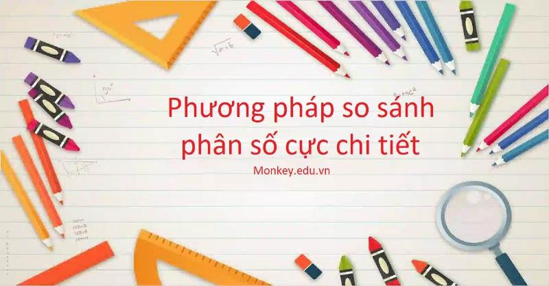 Minh họa phương pháp nhân chéo khi so sánh hai phân số khác nhau